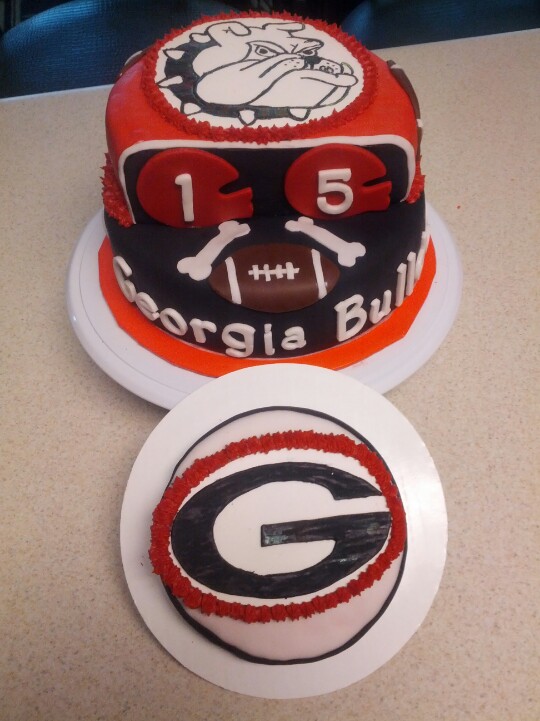 Georgia Bulldog Cake