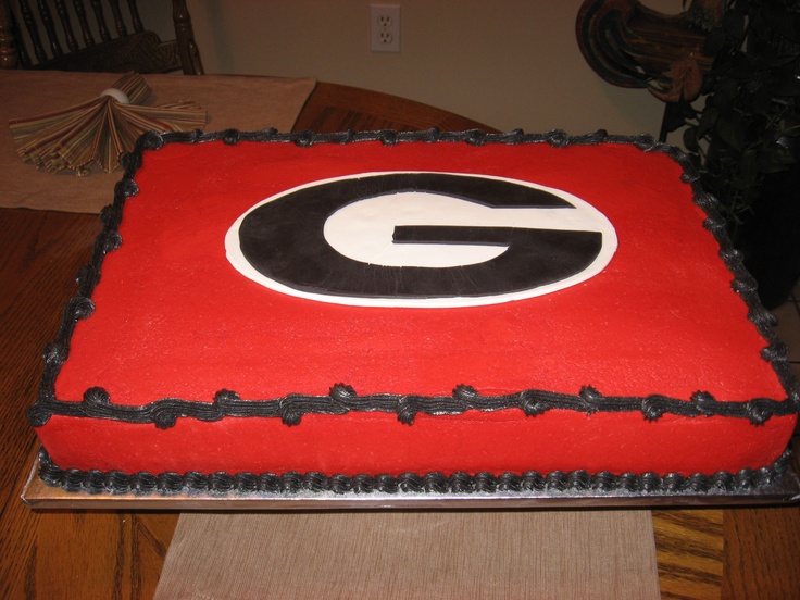 Georgia Bulldogs Grooms Cake