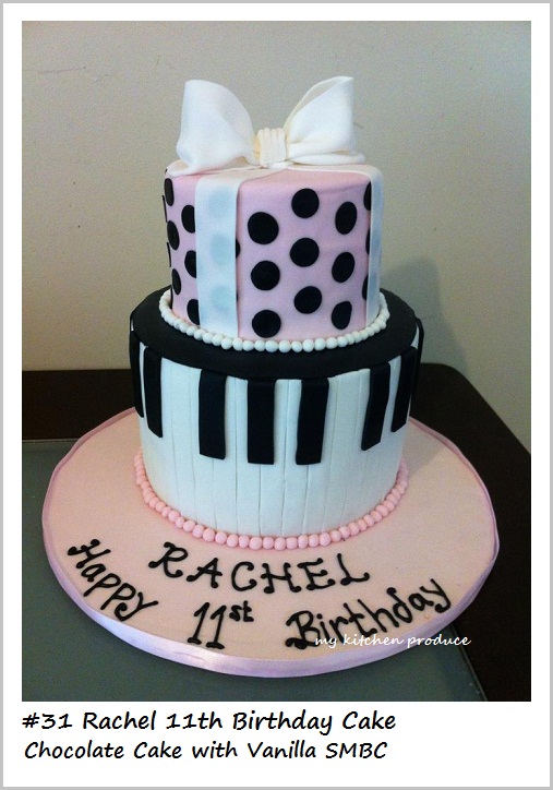 6 Photos of Girls 11th Bday Cakes