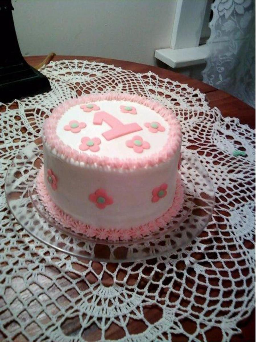 Girly Smash Cake