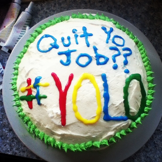 Going Away Cake