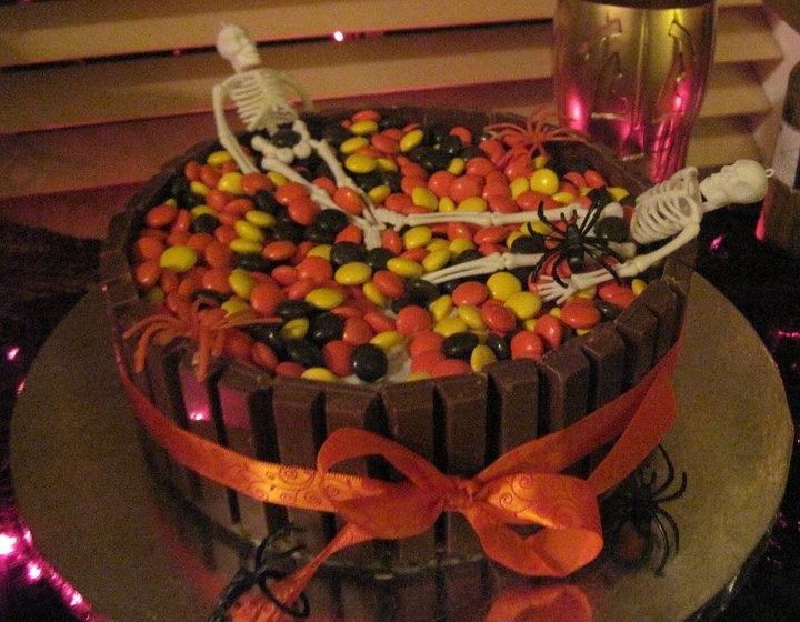 7 Photos of Halloween Cool Candy Cakes