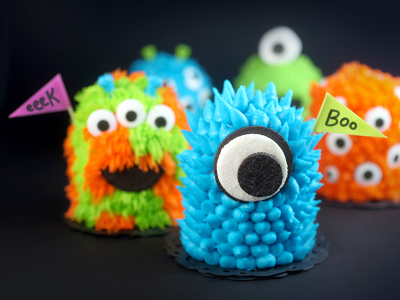 10 Photos of Mini Monster Cakes