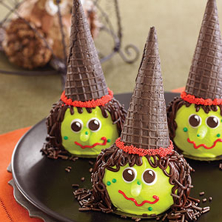 8 Photos of Witch Cupcakes Using Ice Cream Cone