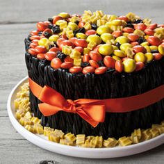 Halloween Twizzler Cake