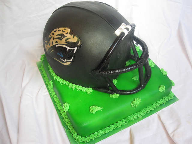 Jacksonville Jaguars Football Helmet