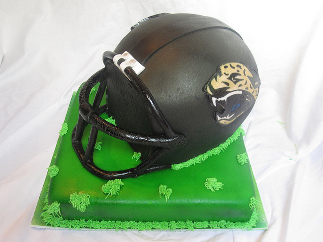 Jacksonville Jaguars Football Helmet