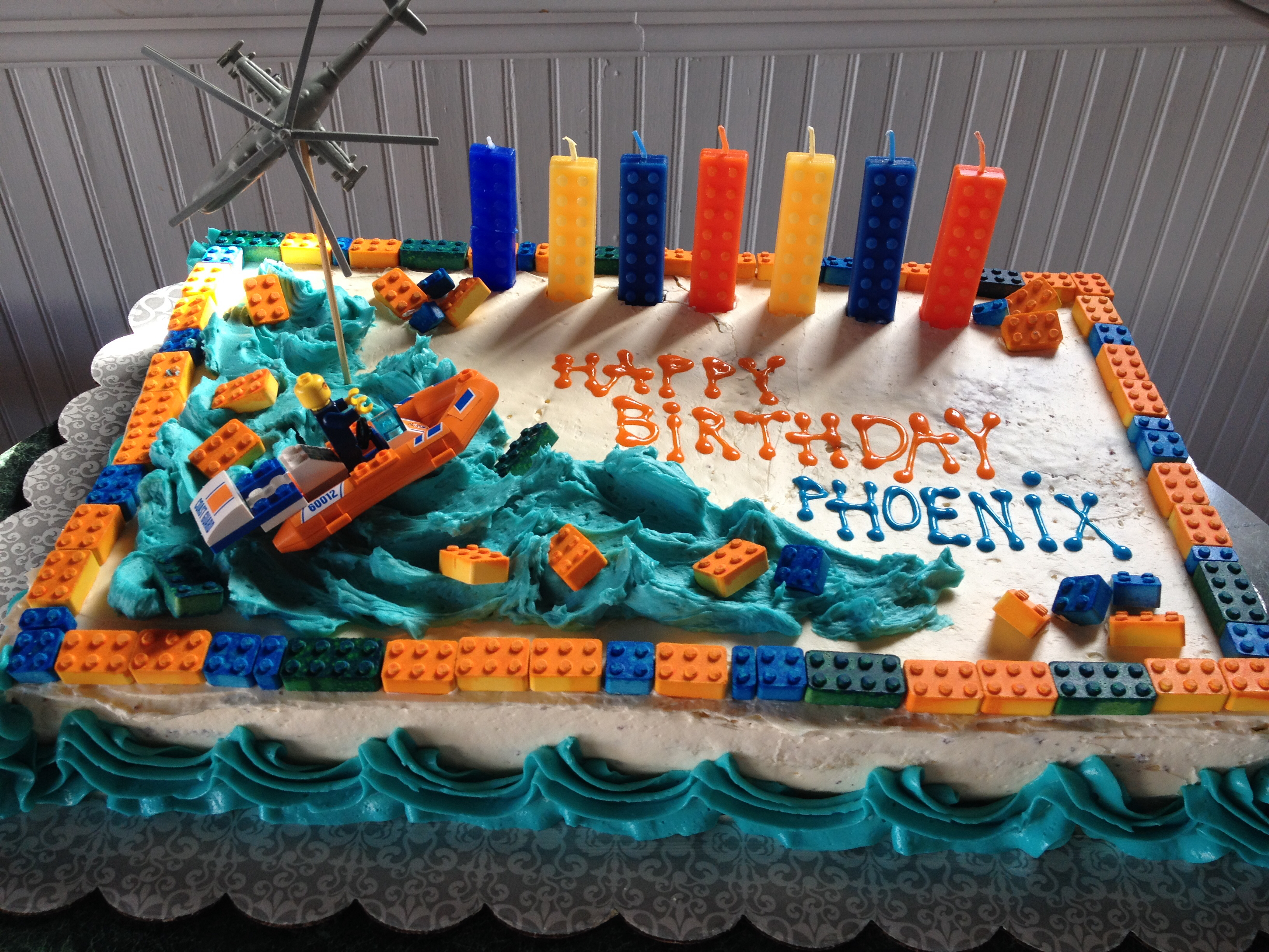 LEGO Coast Guard Cake