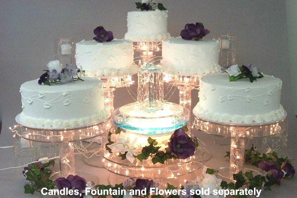 10 Illuminated Wedding Cakes Stands Photo Wedding Cake Stands