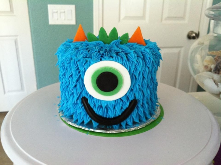 Little Monster Birthday Cake