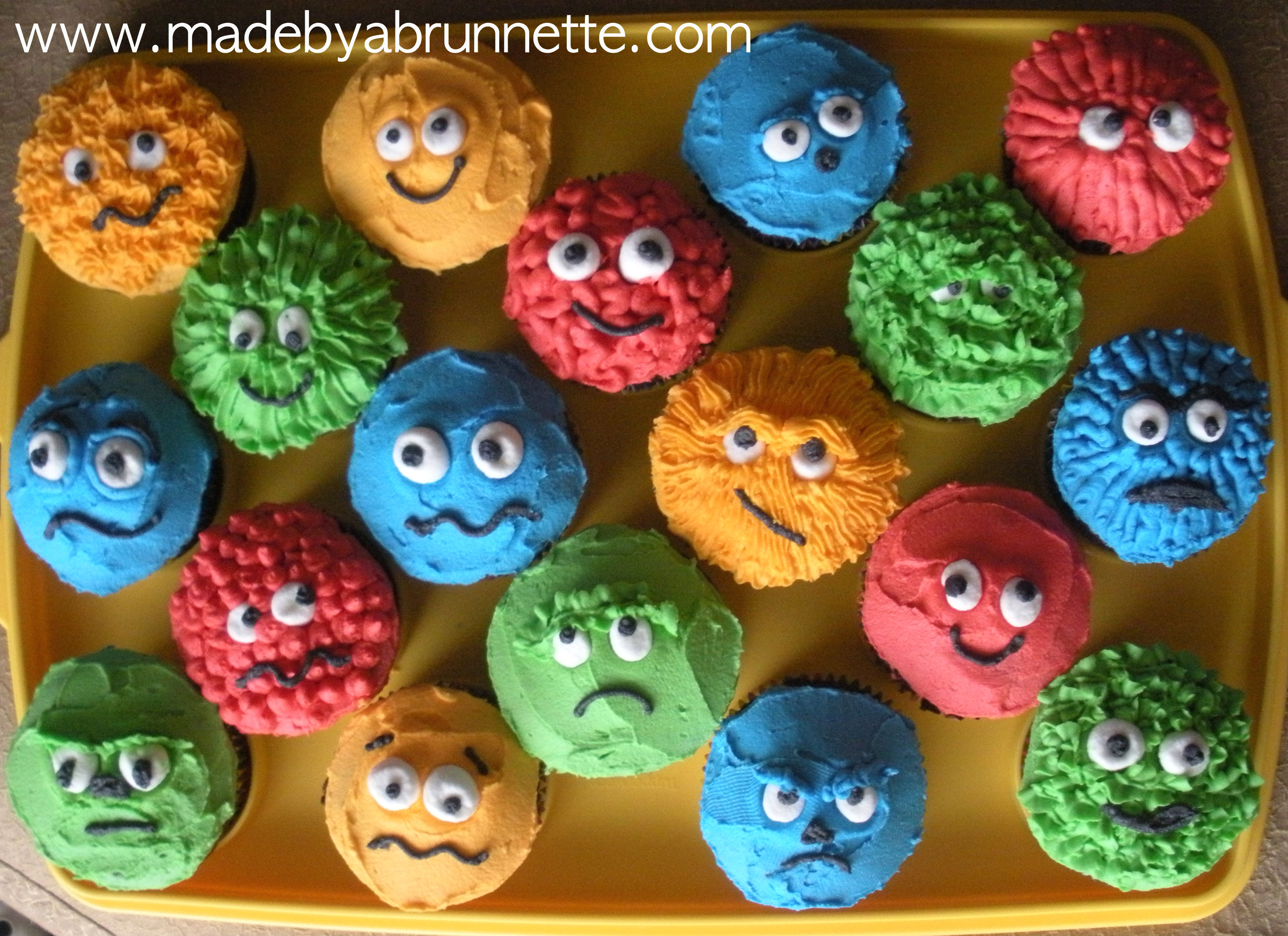 Little Monster Cupcakes