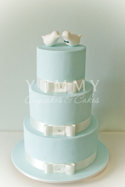 Love Bird Wedding Cake