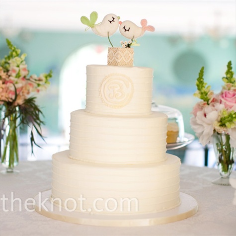 Love Birds Wedding Cake Topper