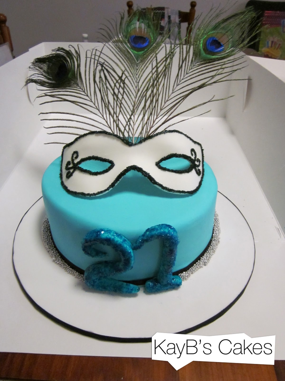 Masquerade Mask Cake