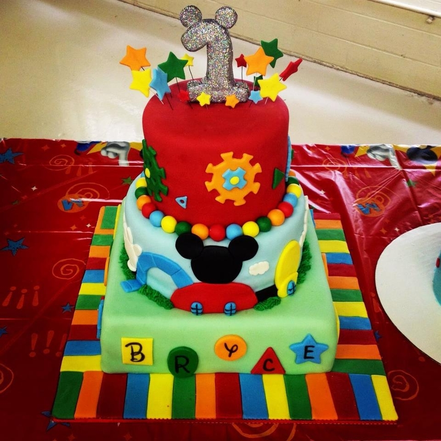 Mickey Mouse Birthday Cake