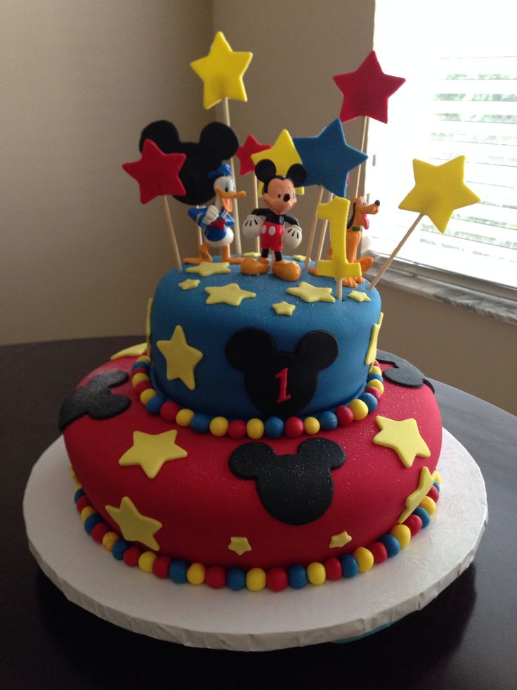 Mickey Mouse Boys Birthday Cake