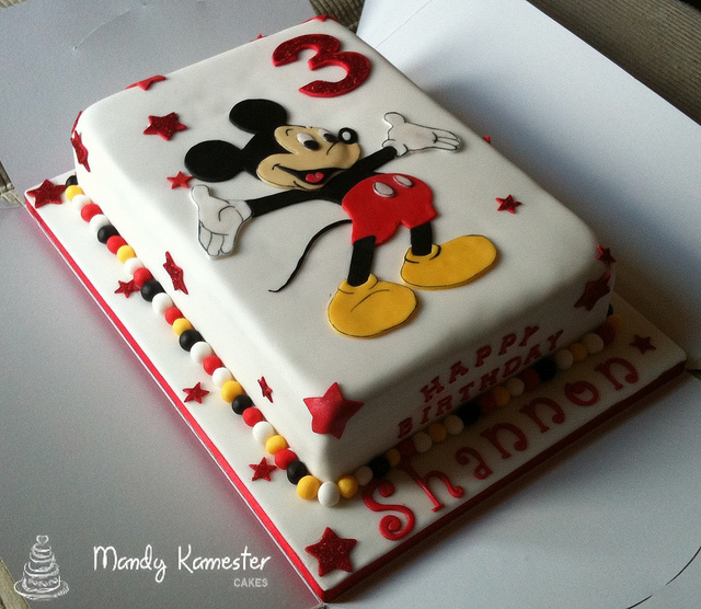 11 Photos of Square Mickey Mouse Clubhouse Cakes