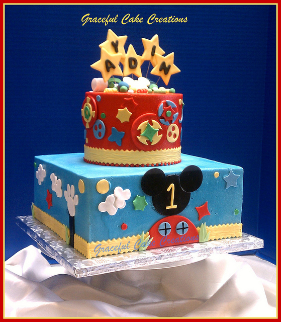 Mickey Mouse Clubhouse Cake