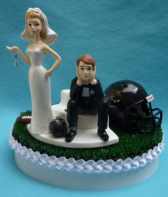 Minnesota Vikings Wedding Cake Topper