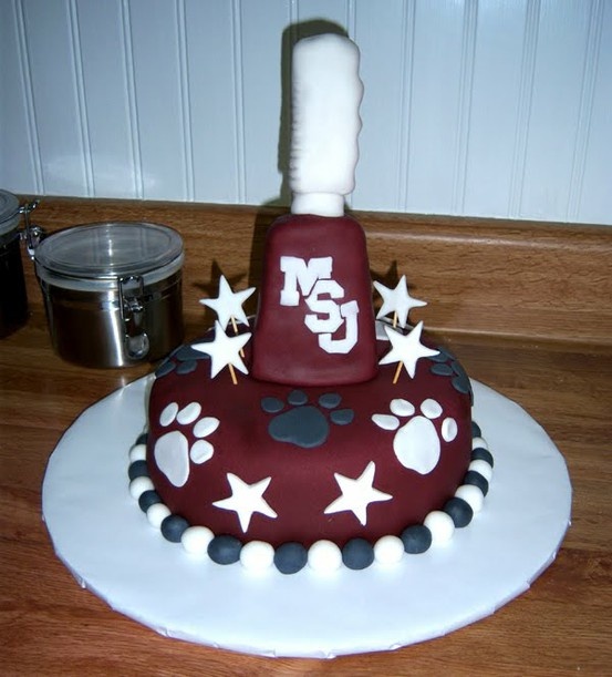 Mississippi State Birthday Cake