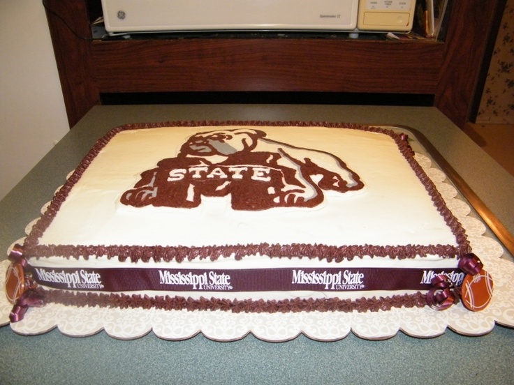 Mississippi State Bulldog Cake