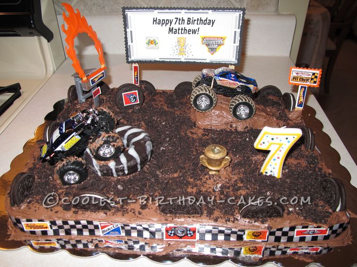 Monster Jam Birthday Cake Ideas