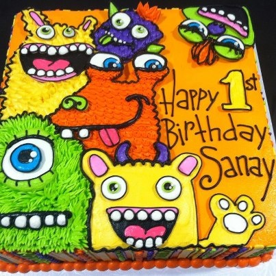 Monster Sheet Cake