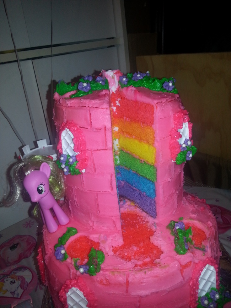 My Little Pony Castle Cake