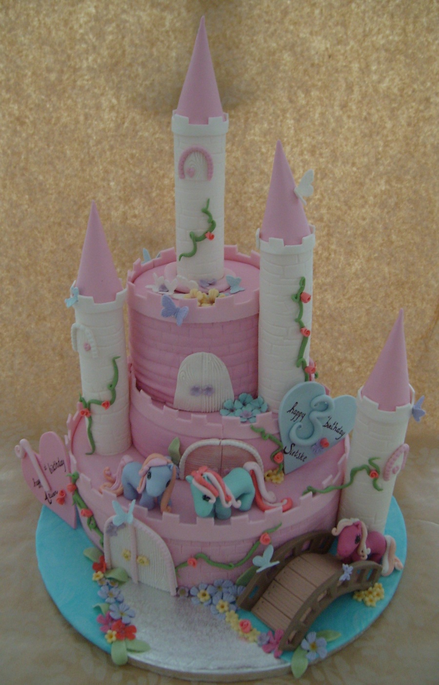 My Little Pony Castle Cake