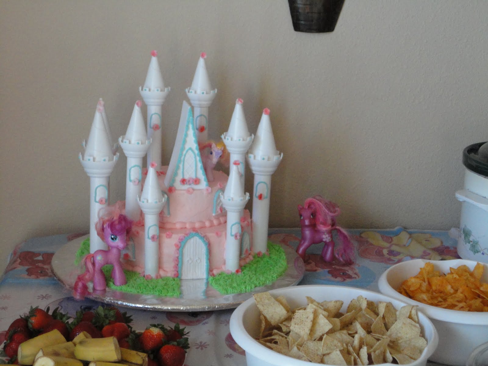 My Little Pony Castle Cake