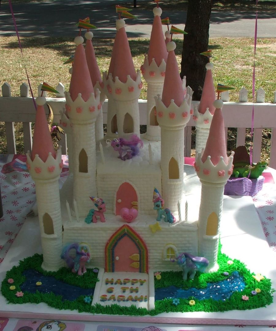 My Little Pony Castle Cake