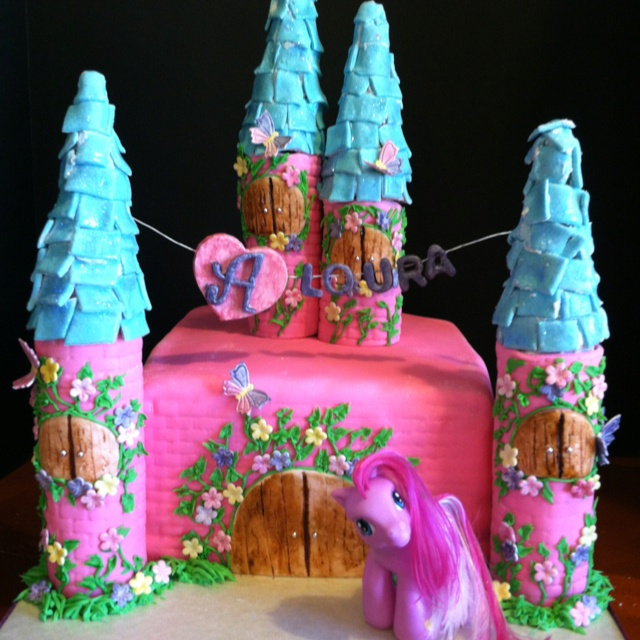 My Little Pony Party Cake Castle