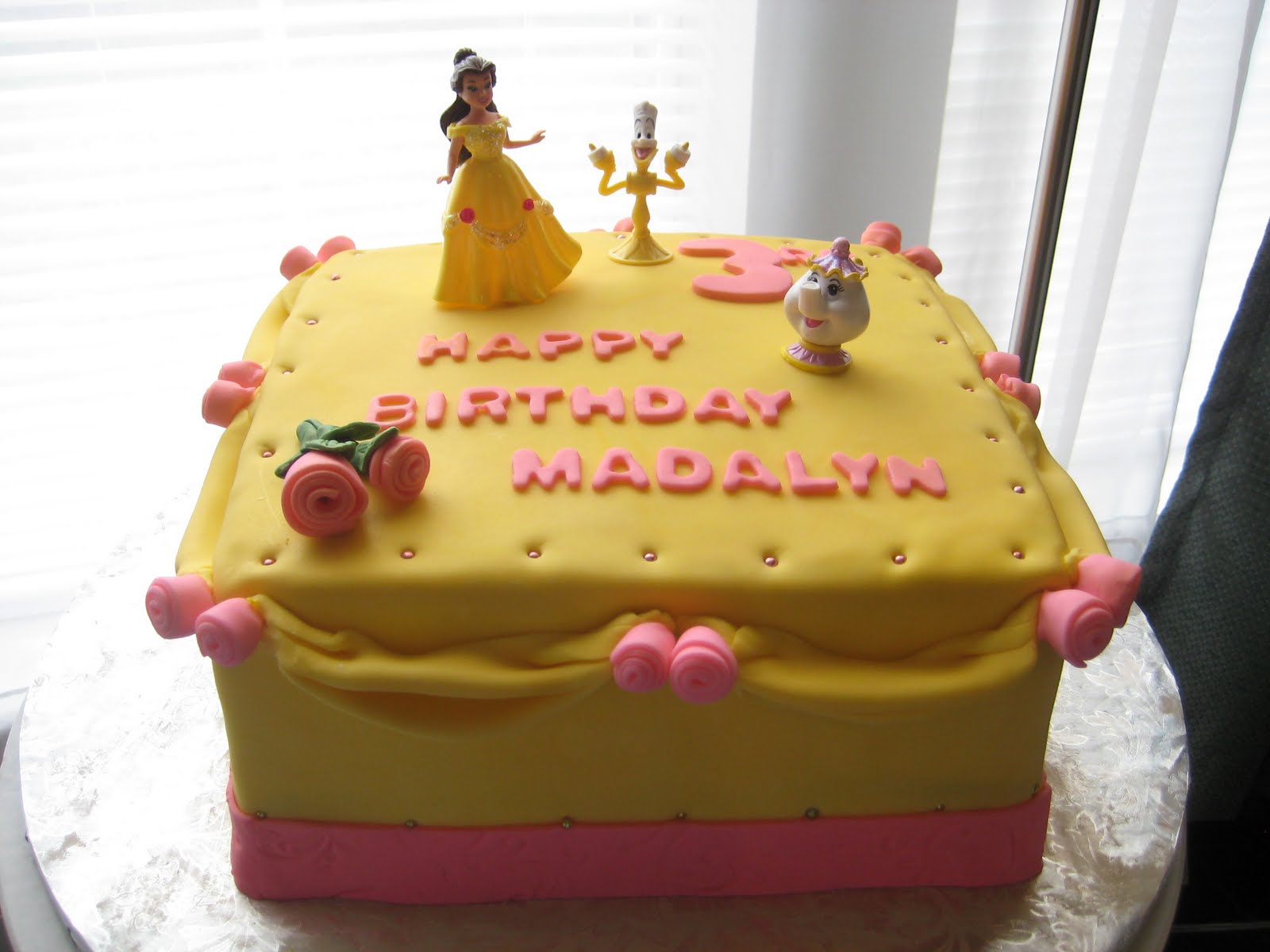 Princess Belle Birthday Cake