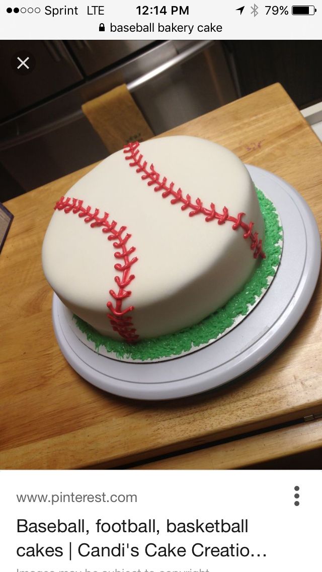 Publix Baseball Cake