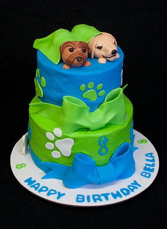 Puppy Dog Birthday Cake