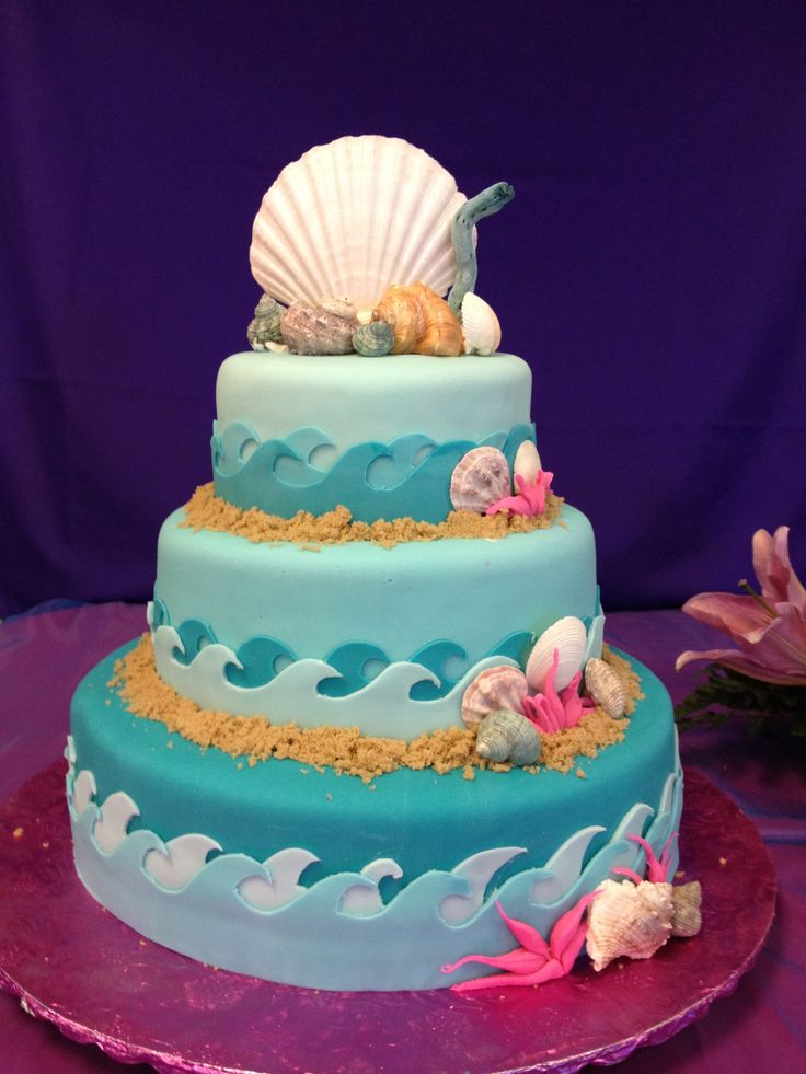 Quinceanera Cakes Sea Theme