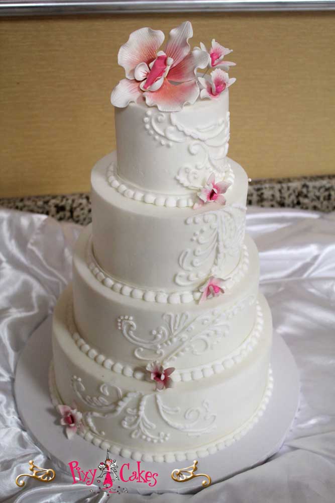 Quinceanera Cakes with Flowers