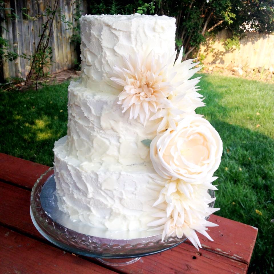 Rustic Wedding Shower Sheet Cake