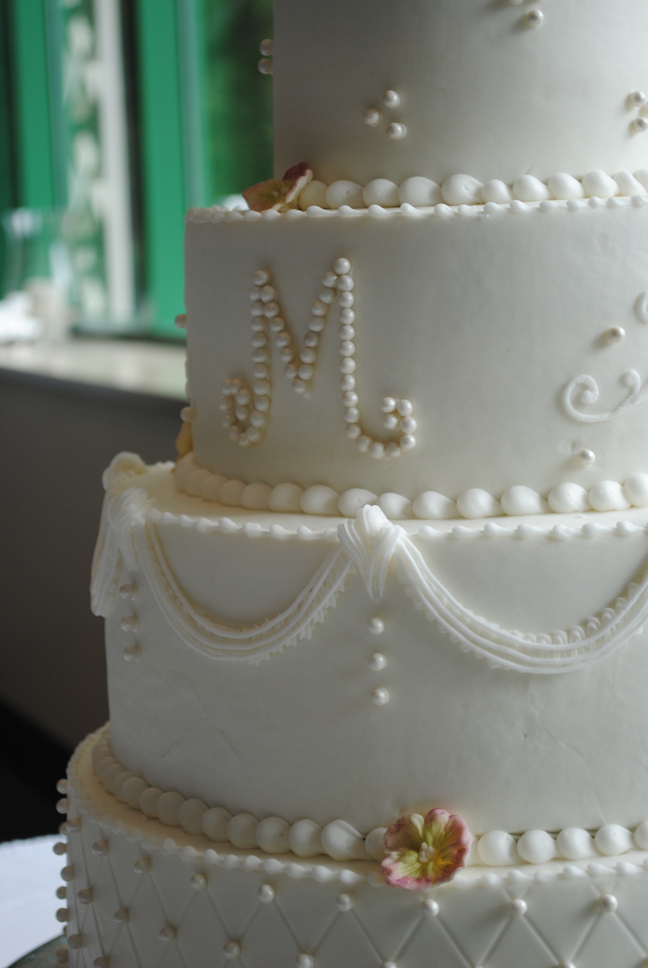 Simple Buttercream Wedding Cake