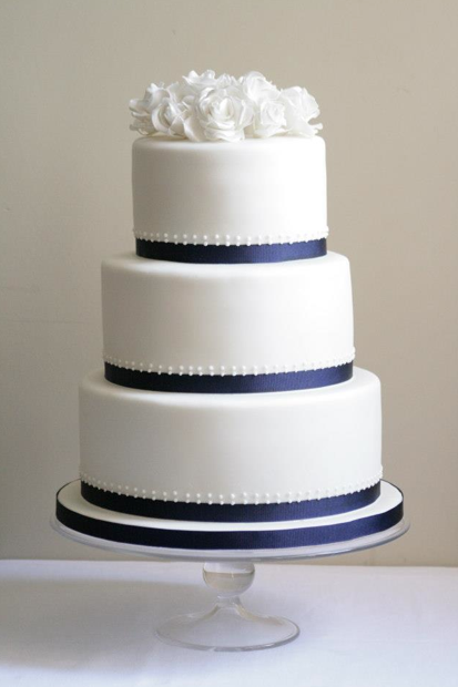 Simple Elegant 3 Tier Wedding Cake