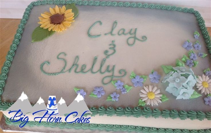 Sunflower Sheet Cake Decorating Ideas