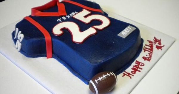 Texans Football Sheet Cake