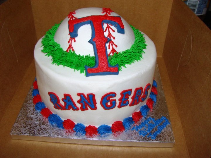 Texas Rangers Birthday Cake