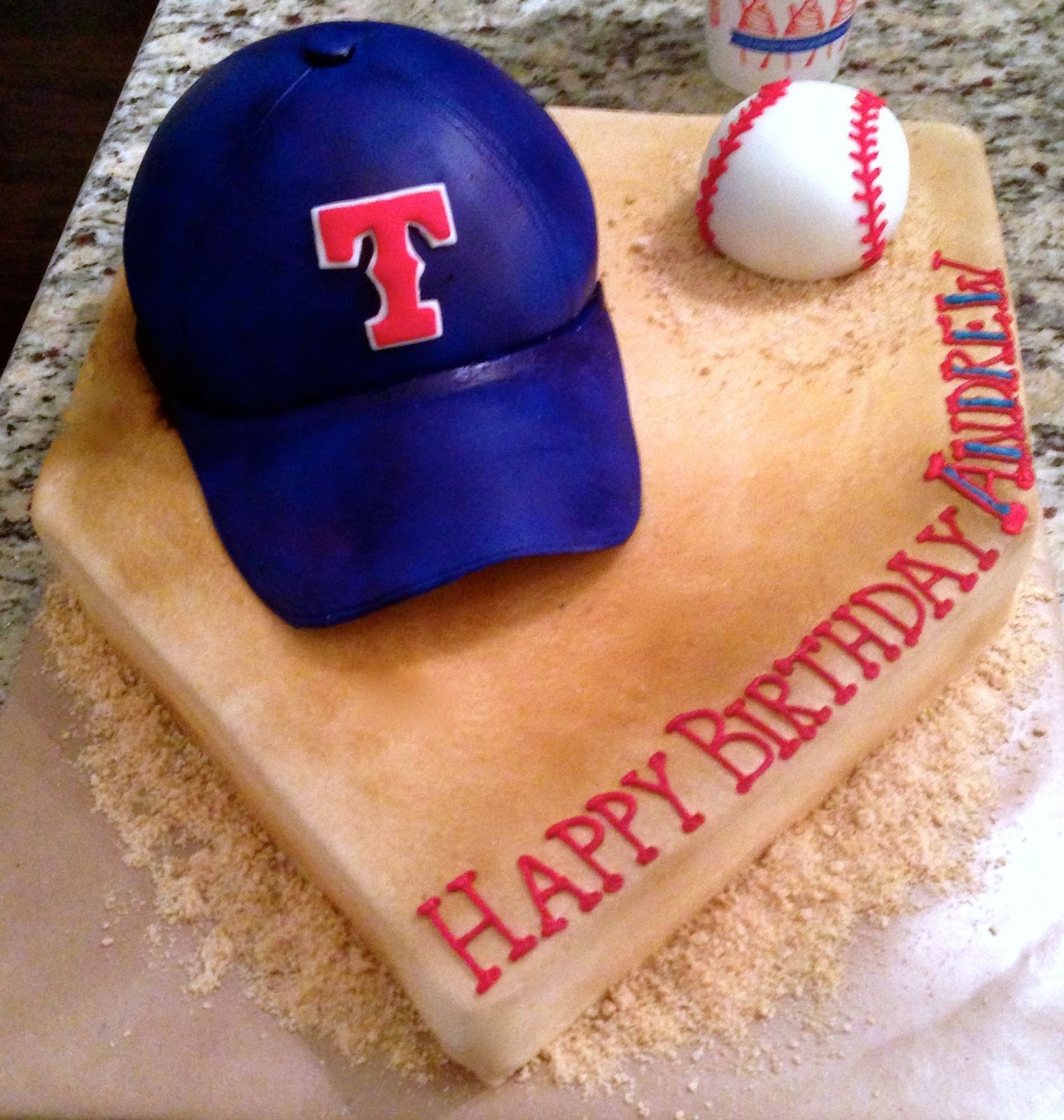 Texas Rangers Birthday Cake