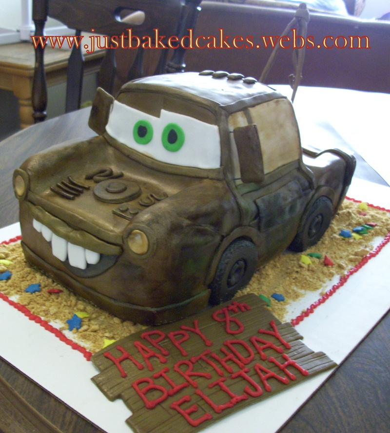 Tow Truck Birthday Cake