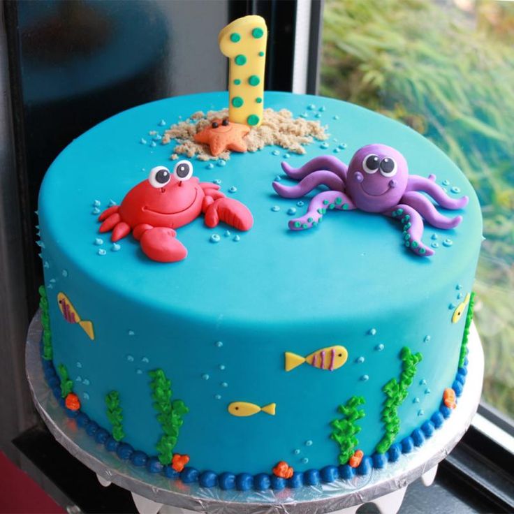 Under the Sea Birthday Cake Idea