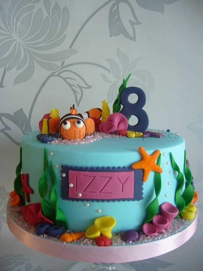 Underwater Theme Birthday Cake