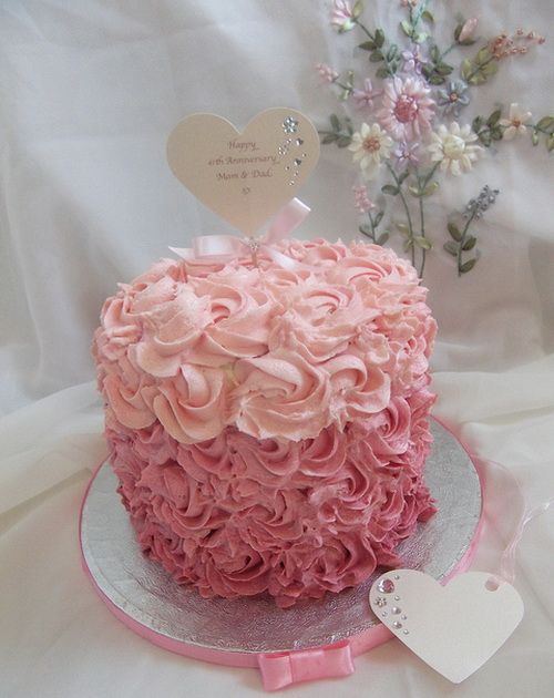 Wedding Anniversary Cake Buttercream