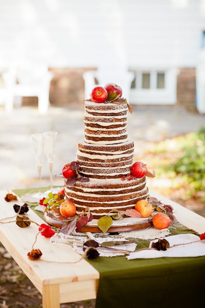 Wedding Cake without Icing