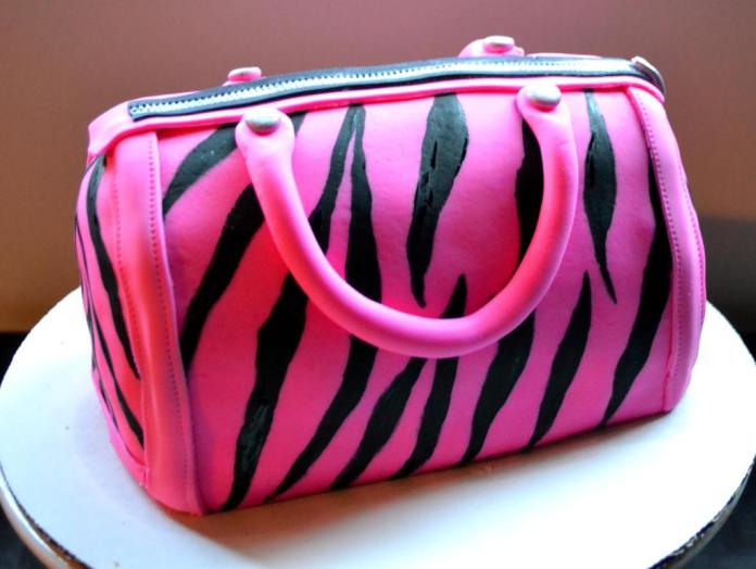 Zebra Birthday Cake